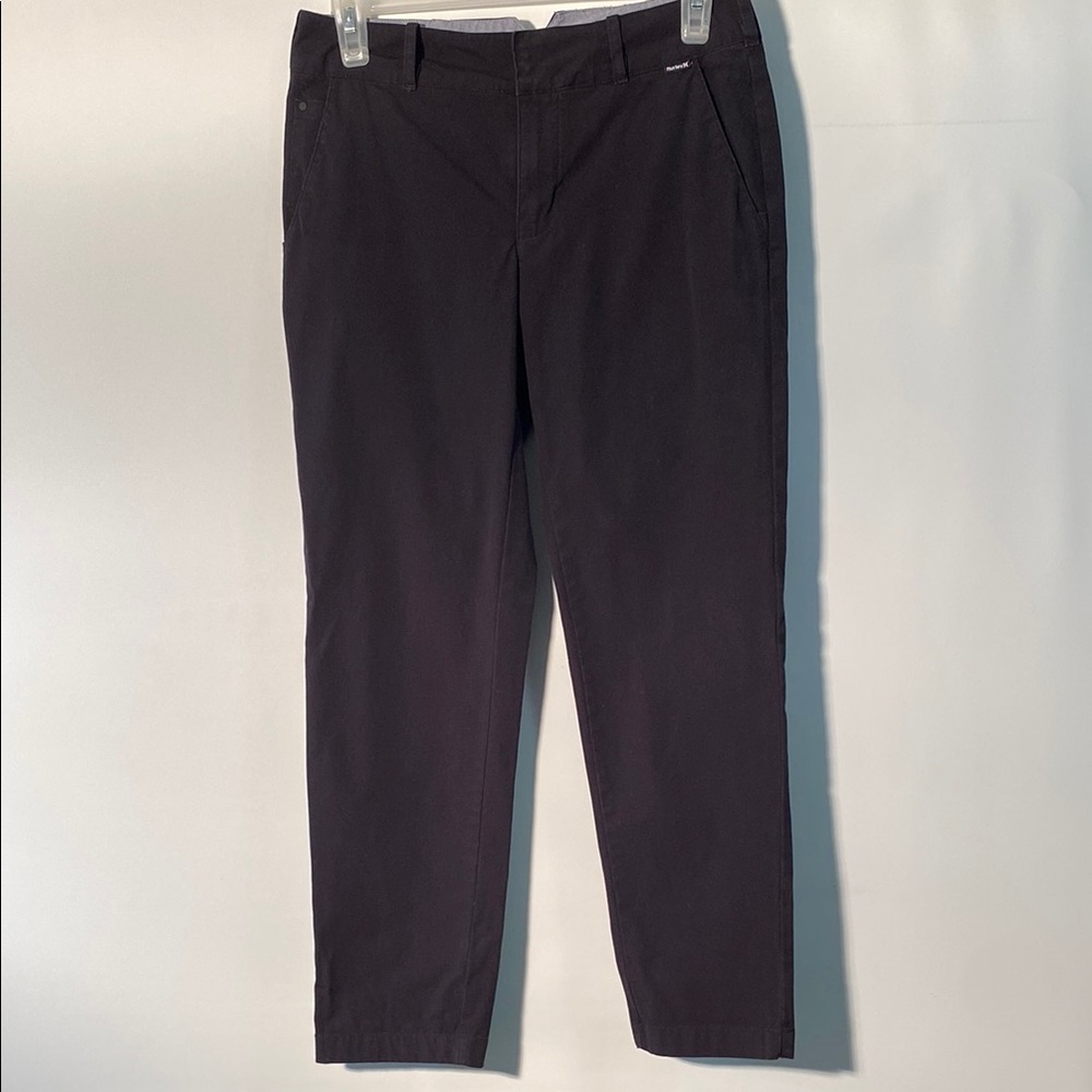 Hurley Black Cropped Ankle Pants
